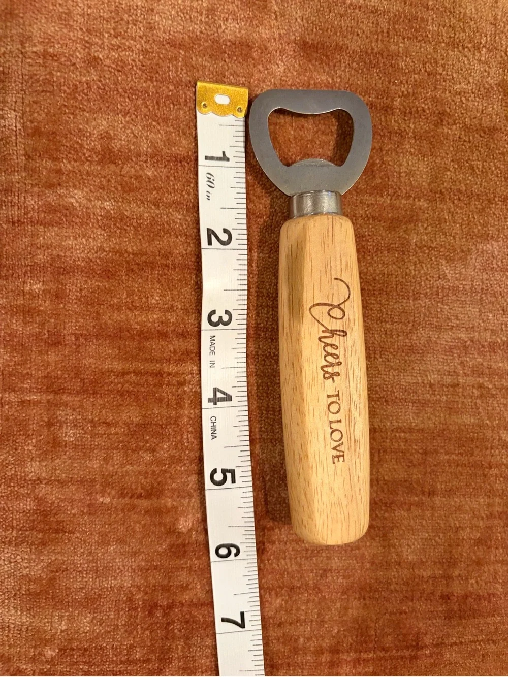 EUC Wood Handle Bottle Opener - 